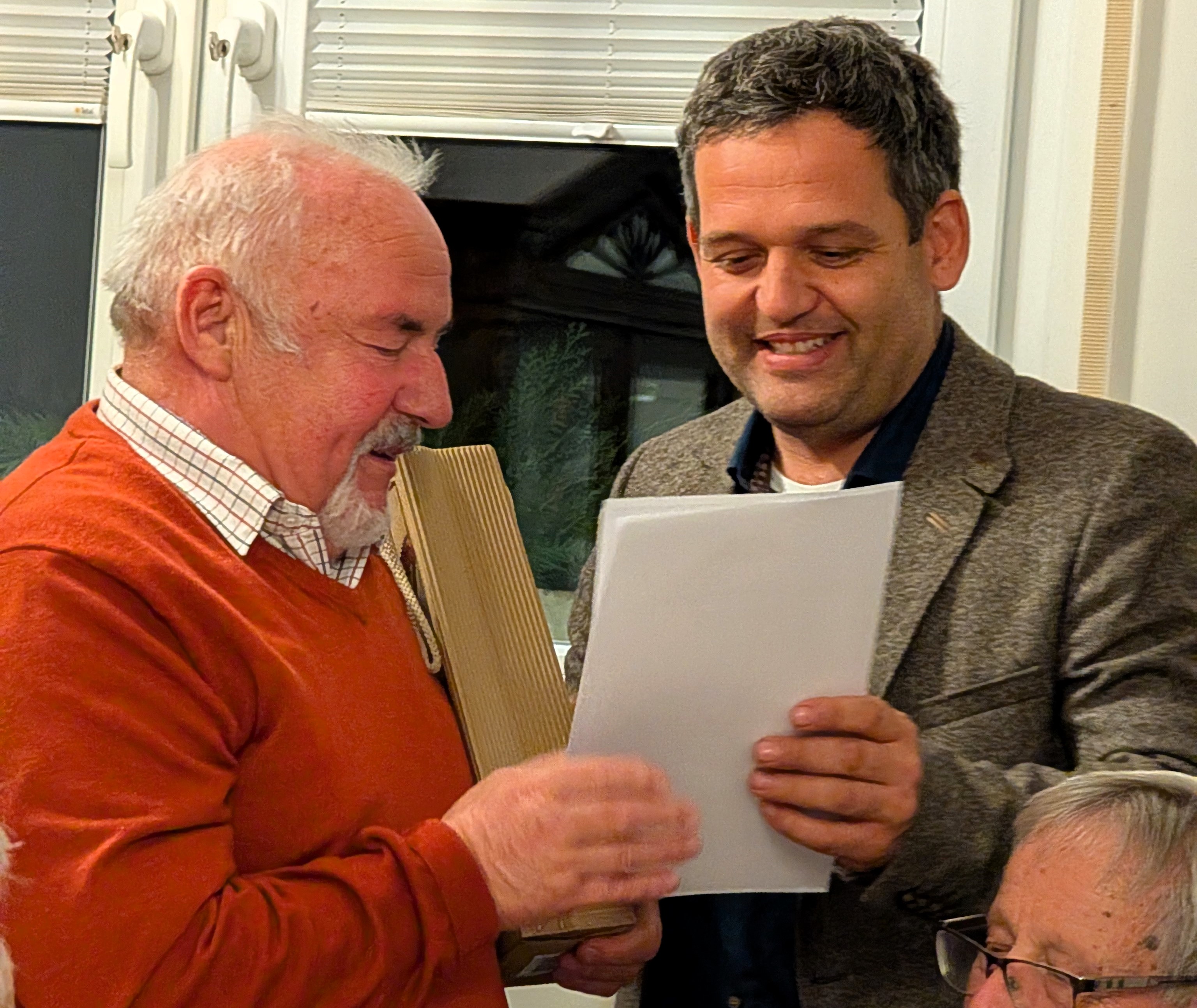 Georg Dintelmann mit Harald Hanstein