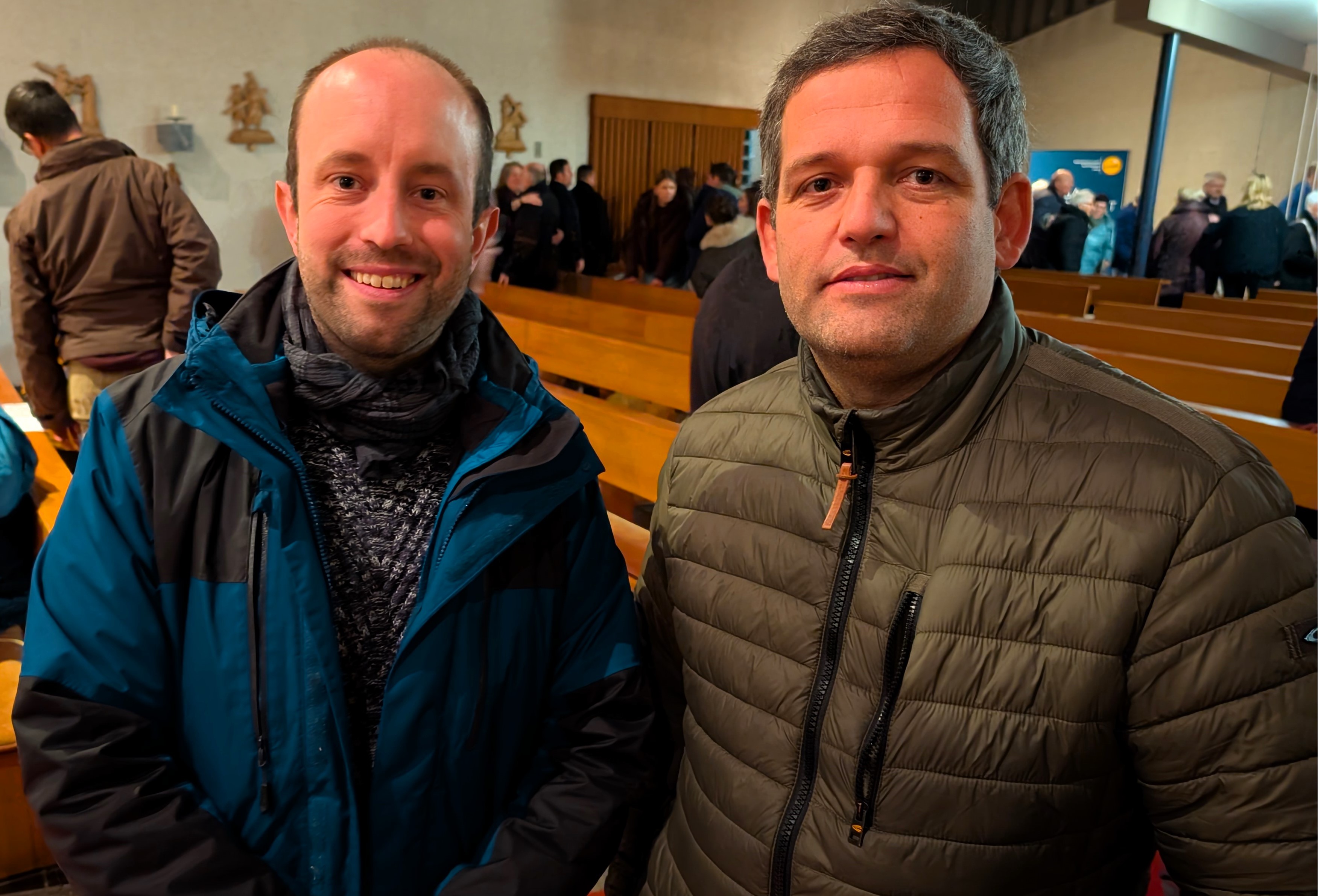 Lukas St�hn und Harald Hanstein