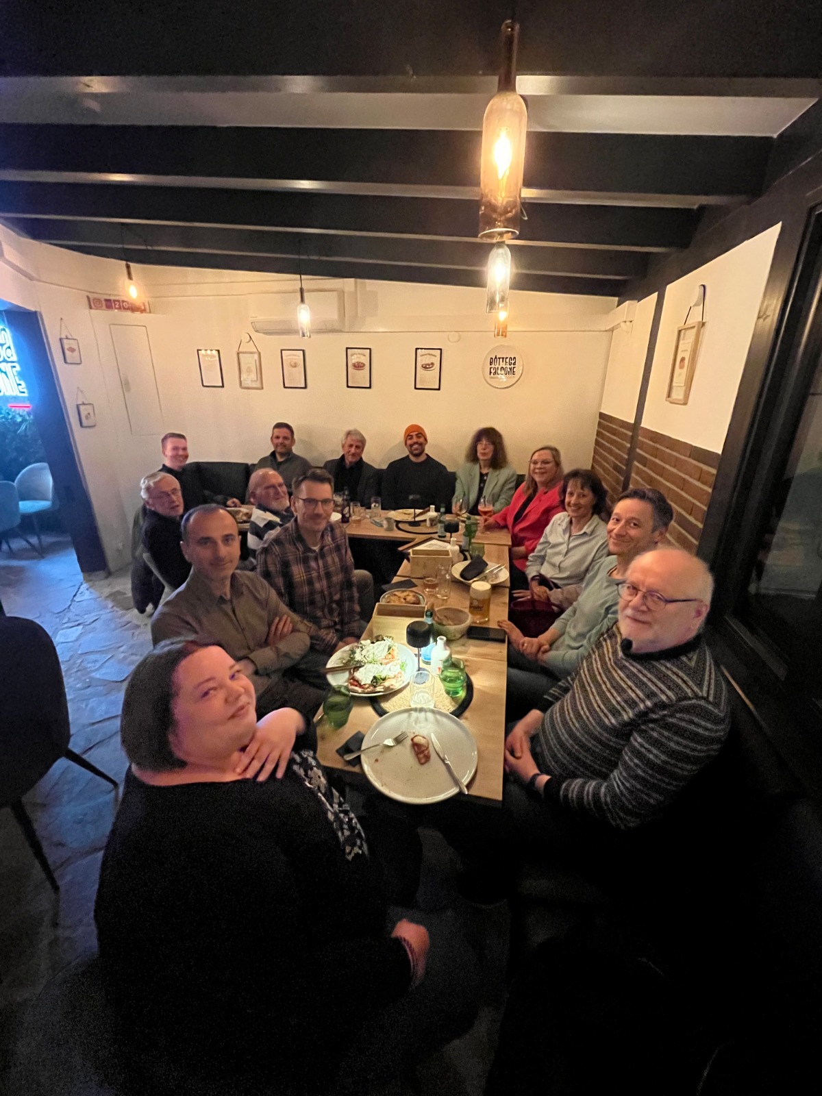 Stammtisch der CDU in der Bottega Falcone